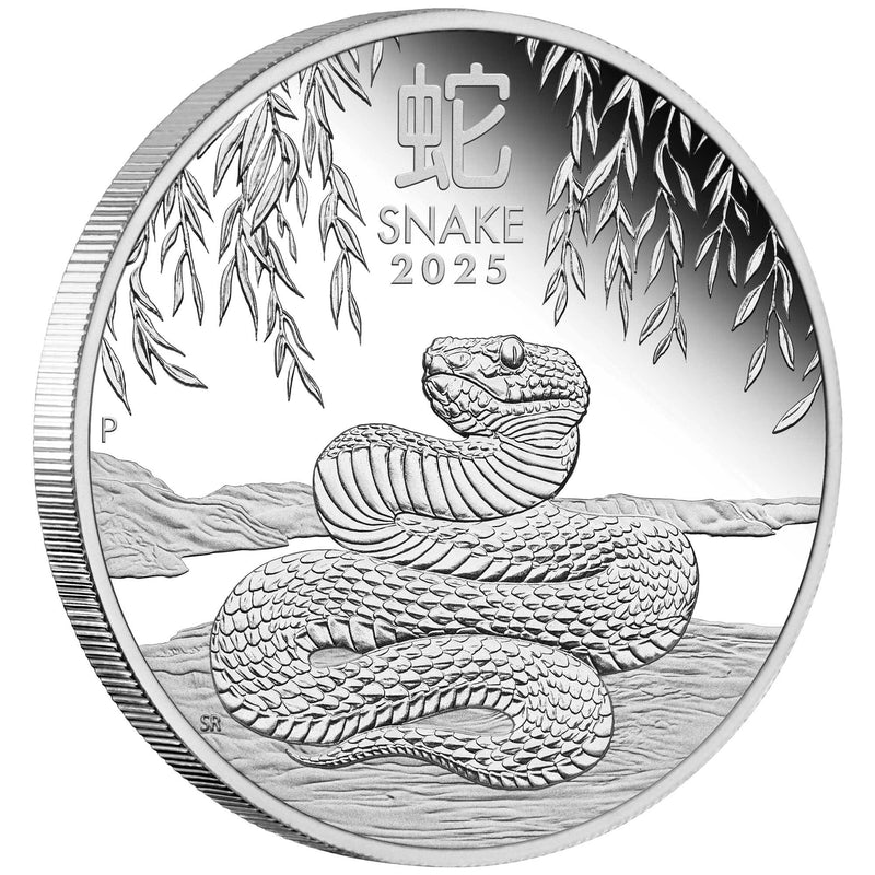 2025 Australian Lunar Series Year of the Snake 1/2oz Silver Proof Coin