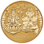 2023 Happy Diwali 1oz Silver Gilded Medallion