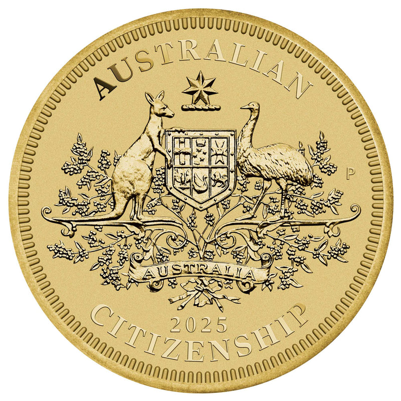 2025 Australian Citizenship $1 Coin in Card