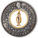 2024 The Christmas Nutcracker 2oz Silver Antiqued Coloured Coin