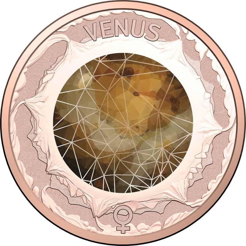 2017 Australia Planetary 10-Coin Complete Collection with Mars $2 Coin