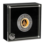 2025 Santa's Workshop 2oz Silver Antiqued Coloured Coin