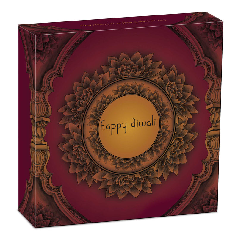 2023 Happy Diwali 1oz Silver Gilded Medallion