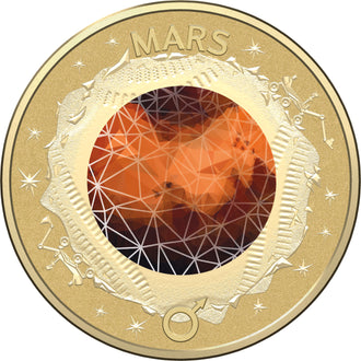 2017 Australia Planetary 10-Coin Complete Collection with Mars $2 Coin
