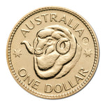 2011 $1 Australian Ram's Head Uncirculated S Counterstamp Coin