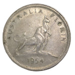1954 Australia Commemorative Silver Florin - Royal Visit