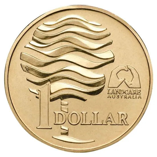 1993 $1 Australian LandCare No Mint Mark Uncirculated Coin