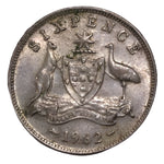 1962 Australian Silver 6-Pence Coin