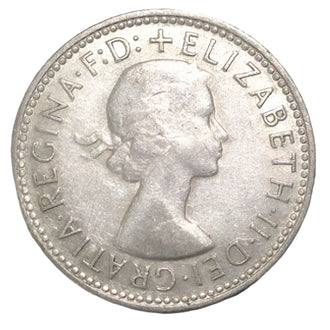 1955 Australian Silver One Shilling Coin