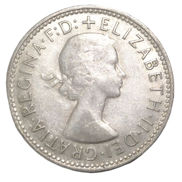1959 Australian Silver One Shilling Coin