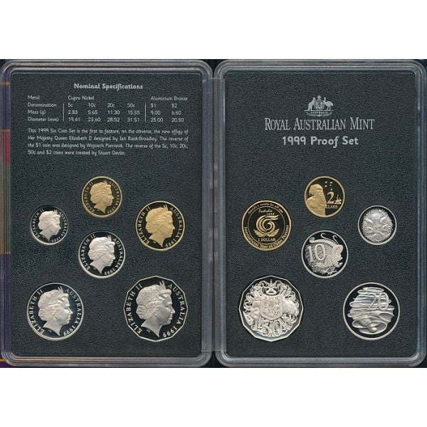 1999 Australian 6-Coin Proof Set