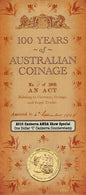 2010 $1 Australian Canberra ANDA Show Uncirculated C Counterstamp Coin