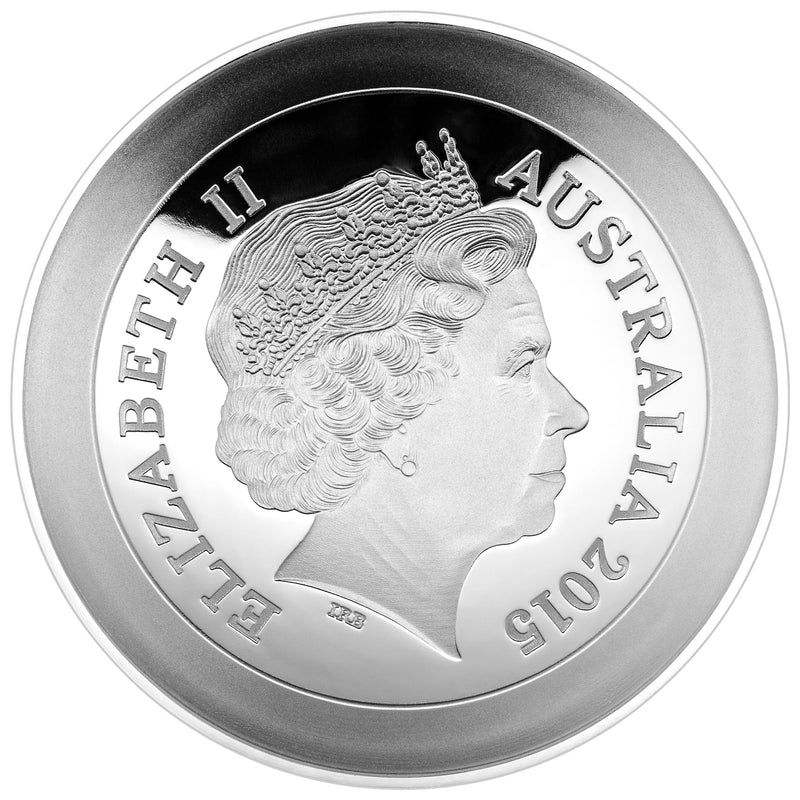 2015 $5 Netball World Cup Domed 1oz Silver Proof Coin