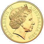 2016 50c Australia 50th Anniversary of Decimal Currency Gold Plated Uncirculated Coin