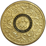 2016 $2 Rio Olympics Black Coloured Circulated Coin
