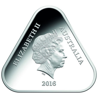 2016 Australia Remember the Fallen Triangular $5 Proof Silver Coin