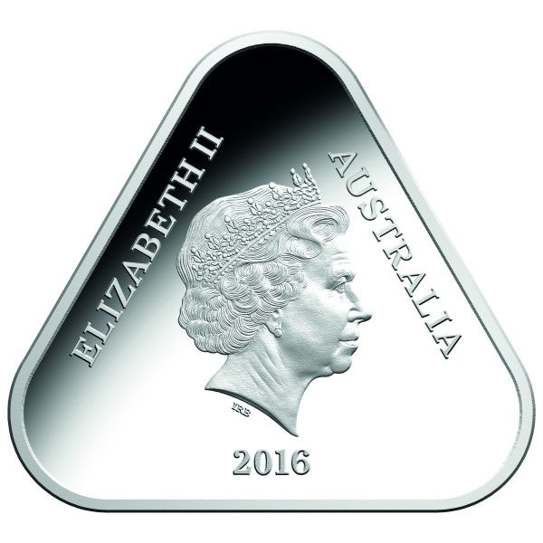 2016 Australia Remember the Fallen Triangular $5 Proof Silver Coin
