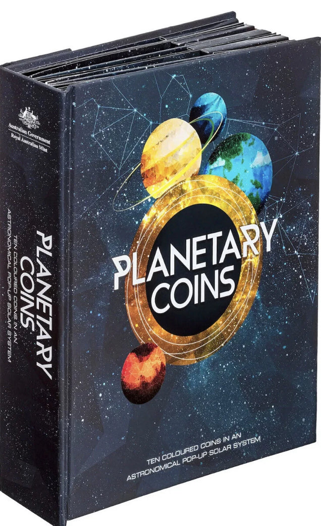 2017 Australia Planetary 10-Coin Complete Collection with Mars $2 Coin