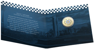 2019 $2 Australian Police Remembrance Coloured C-Mint Mark Coin