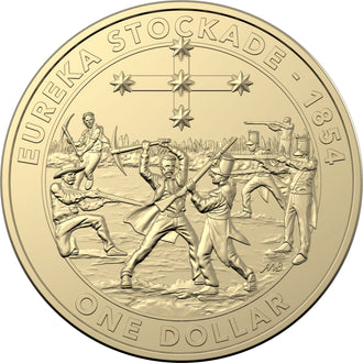 2019 $1 Mutiny and Rebellion - Eureka Stockade Uncirculated Coin