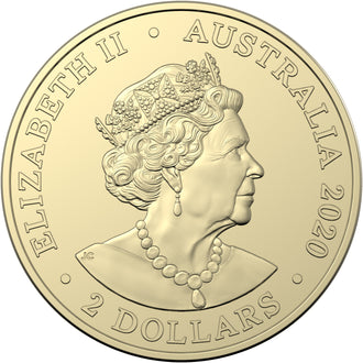 2020 $2 Australia Firefighters Coloured Circulated Coin