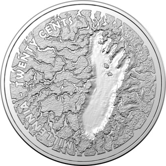2021 20c Mungo Footprint Uncirculated Coin
