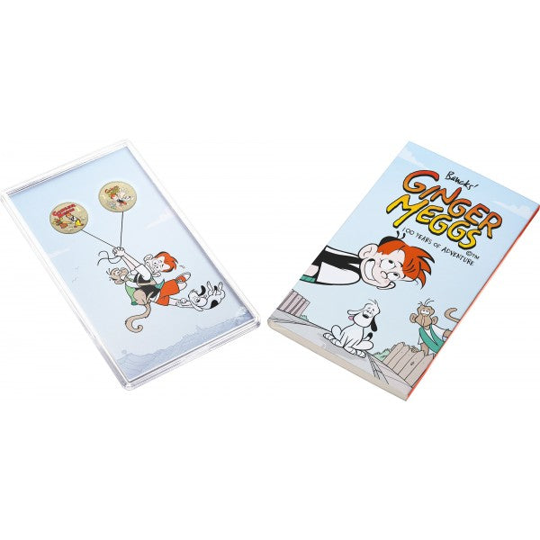 2021 Centenary of Ginger Meggs $1 Two Coin Set