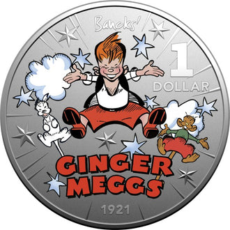 2021 Centenary of Ginger Meggs - Two Coin Silver Set