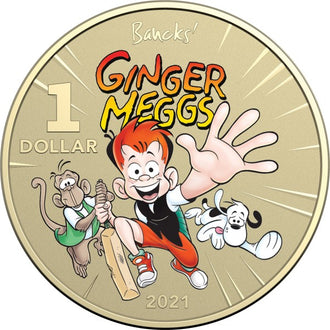 2021 Centenary of Ginger Meggs $1 Two Coin Set