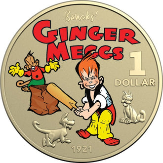 2021 Centenary of Ginger Meggs $1 Two Coin Set