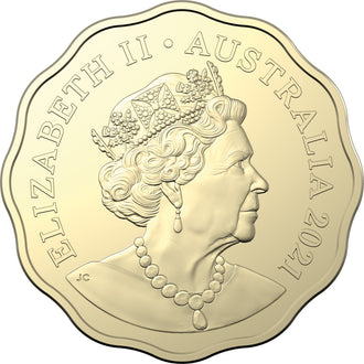 2021 30 Years of the Wiggles 2-Coin Coloured Set