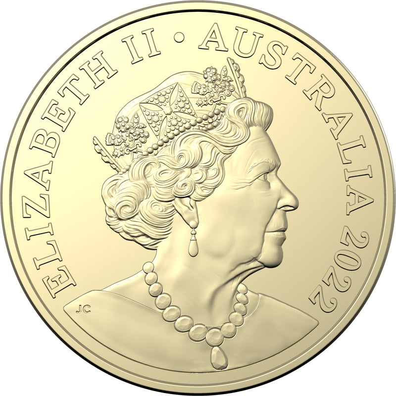 2022 $2 Australian Remembrance Day Red Poppy C-Mintmark Coin