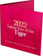 2022 Year of the Tiger 50c Tetra-Decagon Uncirculated Coin
