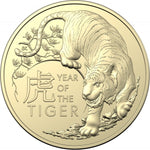 2022 $1 Lunar Year of the Tiger 2-Coin Uncirculated Coin