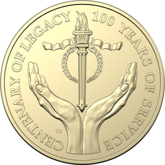2023 $1 Centenary of Legacy Uncirculated Coin
