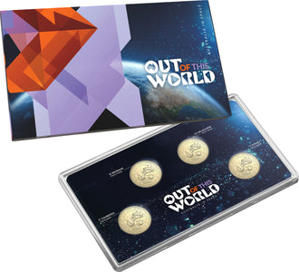 2024 $1 Australian Out of this World 4-Coin Mintmark Set