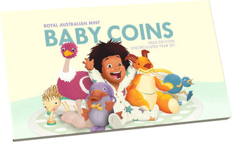2024 Australian 6-Coin Uncirculated Baby Set