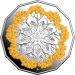 2024 Christmas Festive Florals 50c Coloured Fine Silver Proof Coin