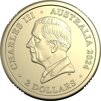 2024 Australian $2 Purple Poppy Coin Mint Roll