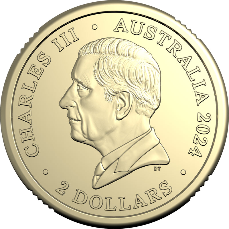 2024 Australian $2 Purple Poppy Coin Mint Roll
