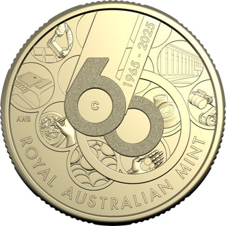 2025 $1 Mintmark and Privy Mark Four Coin Set - 60th Anniversary of the Royal Australian Mint