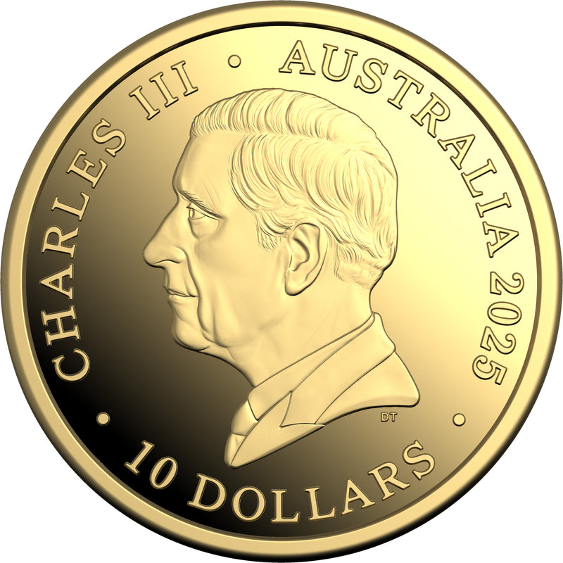 2025 $10 C Mintmark Gold Proof Coin - 60th Anniversary of the Royal Australian Mint