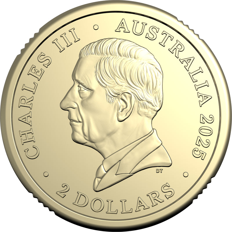 2025 $2 'C' Mintmark 30th Anniversary of the Torres Strait Islander Flag Coloured Coin