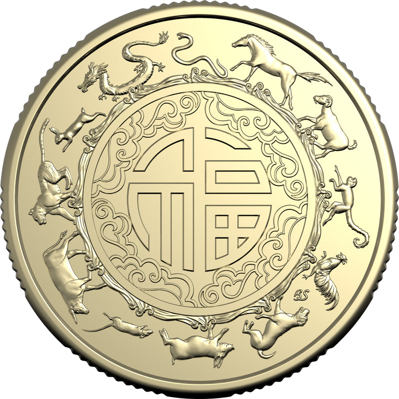 2025 Australia $1 Lunar Year of the Snake 2-Coin Set
