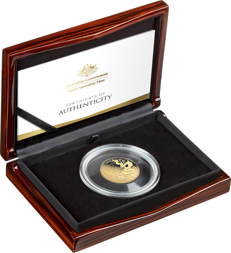 2025 Australia Year of the Snake 1oz Gold Domed Coin