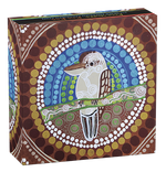 2024 Kookaburra Kaa Kaa 2oz Silver Antiqued Coloured Coin