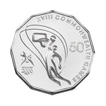 2006 50c Melbourne Commonwealth Games Uncirculated Coin - BasketBall