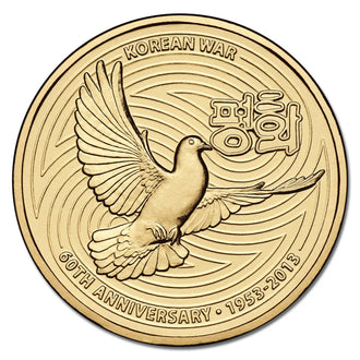 2013 $1 Australian 60th Anniversary of the Korean War Uncirculated Coin