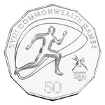 2006 50c Melbourne Commonwealth Games Uncirculated Coin - Athletics