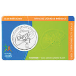 2006 50c Melbourne Commonwealth Games Uncirculated Coin - Triathlon
